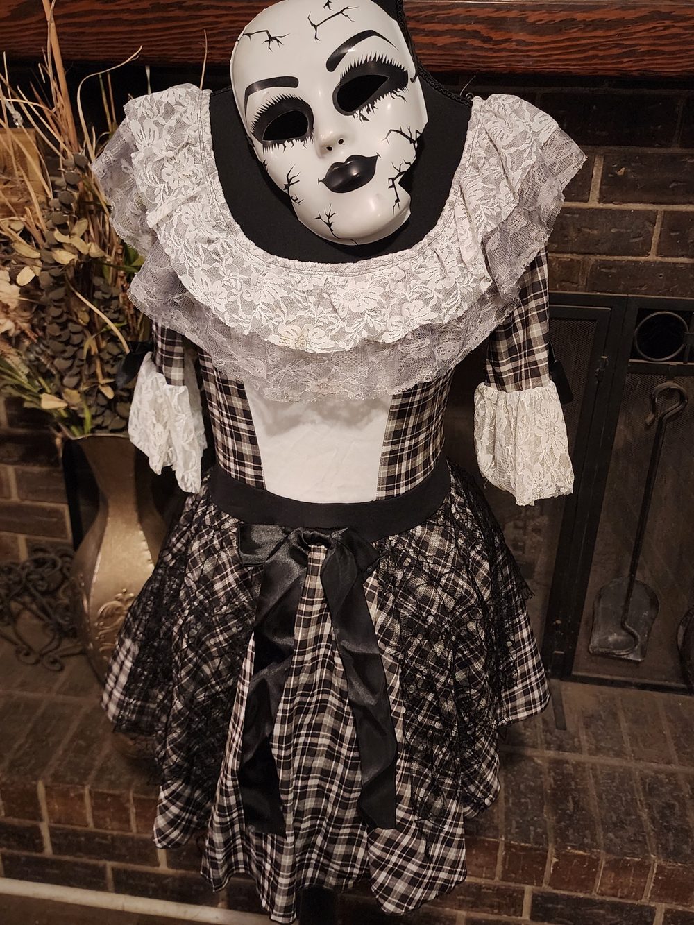 Halloween Costume Porcelain Doll